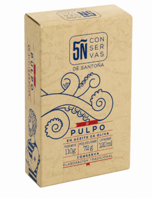 Lata Pulpo en Oliva 120 ml