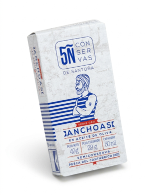 Lata anchoas cantábrico Oliva Oro 50 ml