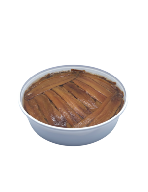 Tarrina de 50 filetes de Anchoas del Cantábrico "00" en Oliva