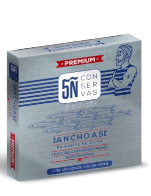 Lata Anchoa Cantábrico Oliva Premium 100 ml (10/12 filetes) - Serie Limitada