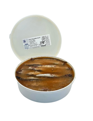 Tarrina Anchoas Salazón/Salmuera 700ml 22/24 piezas del Cantábrico