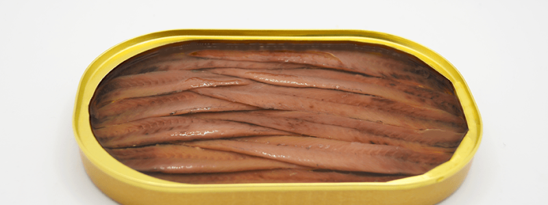 Lata Hansa Anchoa de Santoña - Vista Abierta | Conservas 5 Ñ de Santoña